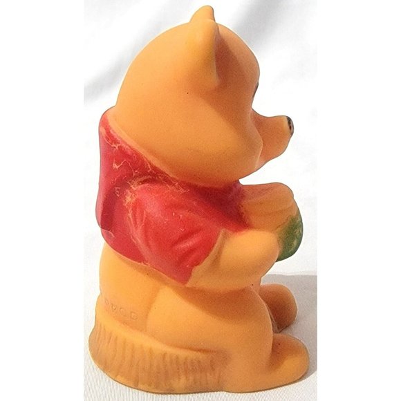 Disney WINNIE THE POOH Bear rubber squeak toy Sears Roebuck #29-15916 VINTAGE - Picture 4 of 10